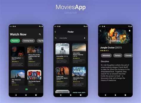 Free Movies App Flutter Template Based On Themoviedb API