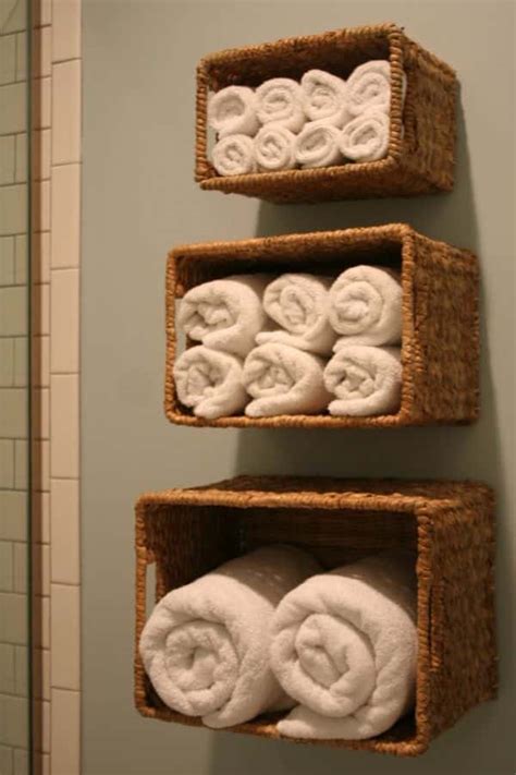 15 Fantastic Bathroom Towel Storage Ideas