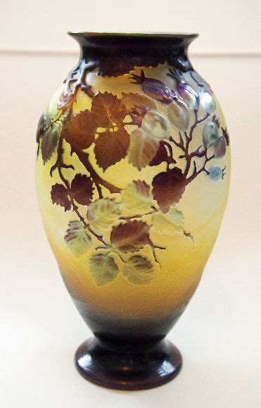 This Vase From 1925 Depicts The Vibrant Branches With Berries Gallé Wanted The Berries On The