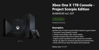 25 Xbox One X Project Scorpio Edition 1tb 122576 How Many Xbox One X