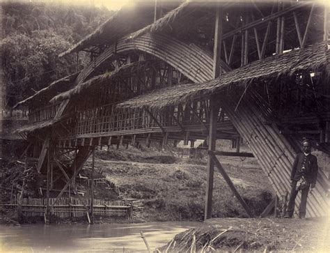 Indonesia Zaman Doeloe Berbagai Jenis Jembatan Bambu Di Zaman Belanda