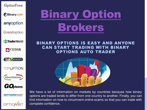 Binary option brokers | Binary, Brokers, Option trading