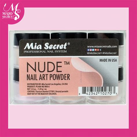Colección Nude 6 unidades Mia Secret Majo Secret