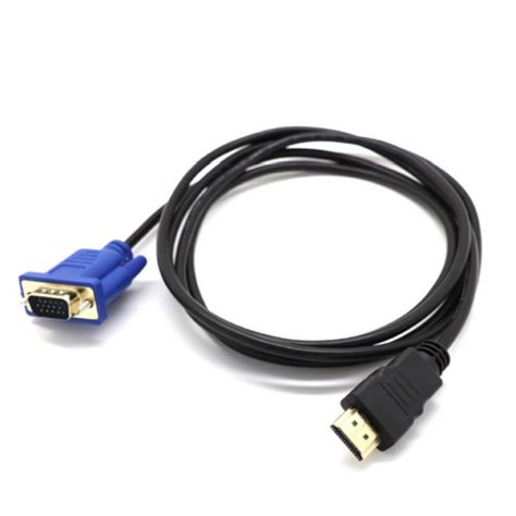 15m Hdmi To Vga Cable Hd 15 D Sub Video Adapter Hdmi Cables Shopee