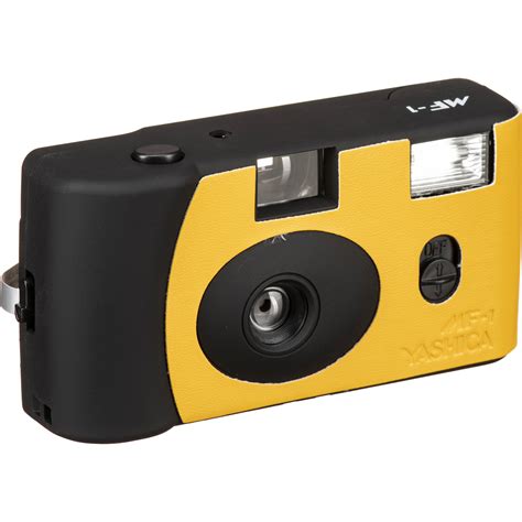 Yashica Mf 1 35mm Film Camera Black And Orange Yas Sacmf 1 Bo