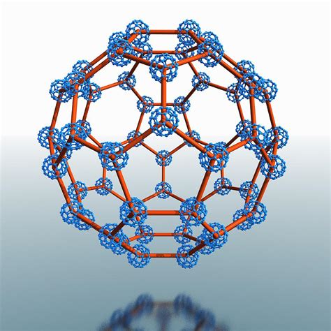 Super Buckyball Molecule Artwork Digital Art By Laguna Design Fine