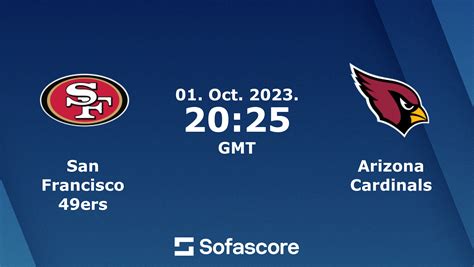 49ers Vs Cardinals Live Score And H2h Sofascore