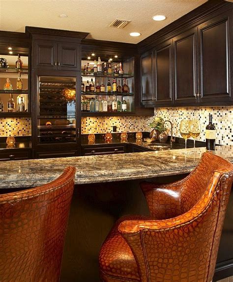 This is a very accessible yet discreet home bar. Some Cool Home Bar Design Ideas