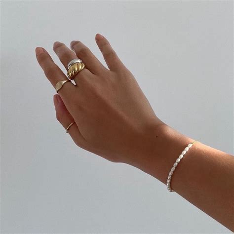 Mejuri On Instagram Mimixn How To Show Off Your Tiny Pearl Bracelet