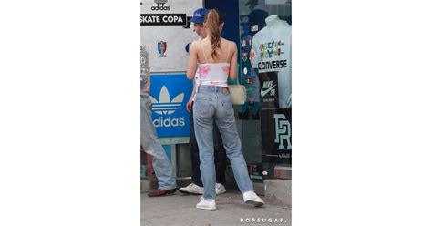 Lily Rose Depp Jeans And Floral Bodysuit Popsugar Fashion Uk Photo 6