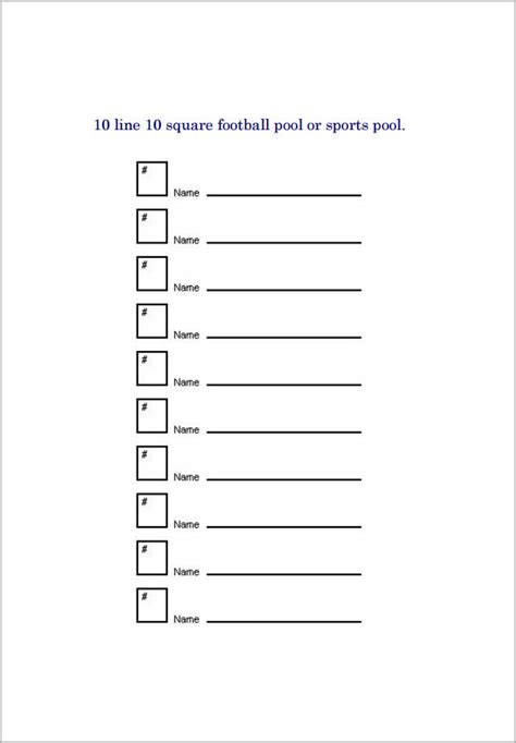 Free 7 Beautiful Sample Foot Ball Square Templates In Pdf