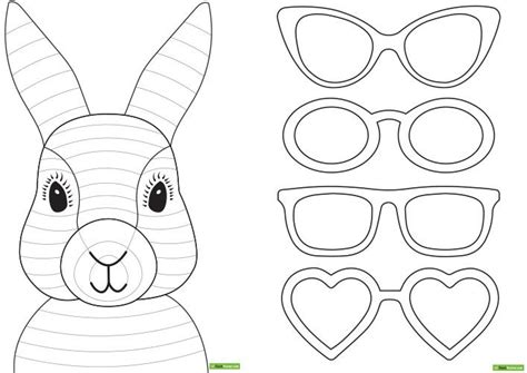 Simply print any of these templates out onto plain paper and decorate to make cute decorations. Fun Easter Bunny Craft Idea | Easter bunny template, Bunny ...