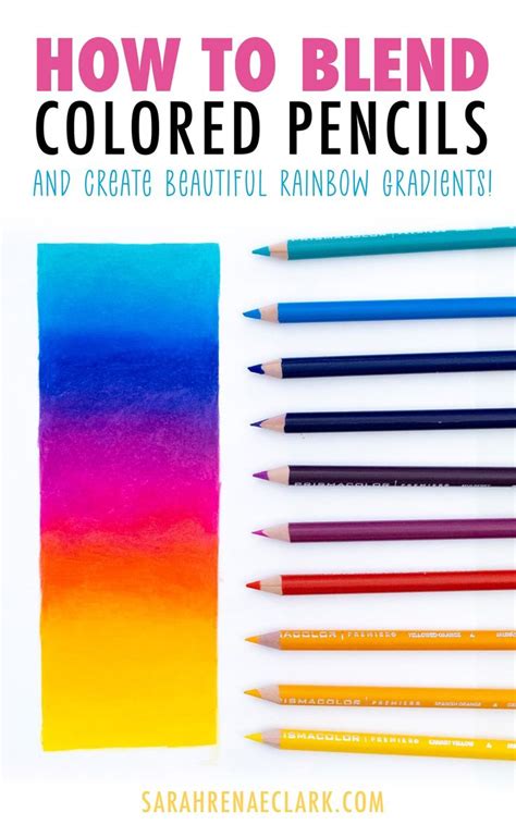 How To Blend Colored Pencils And Create Beautiful Rainbow Crayons With
