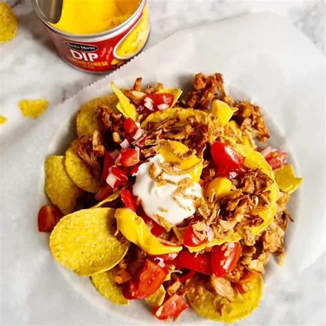 Vega Nachos Met Jackfruit En Salsa Simpele Recepten