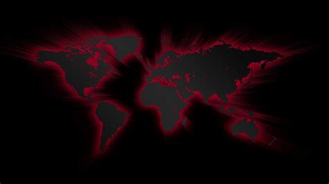 Fiery World Map On Black Wallpaper Wallpapers And Images Wallpapers