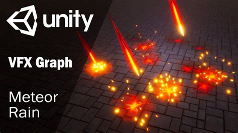 Meteor Rain With Unity Vfx Graph Trigger Events And Trails Real