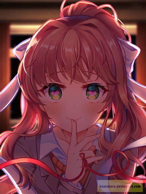 Papel De Parede Monika Doki Doki Literature Club Doki Doki