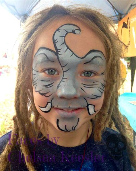 Elephant Face Painting At Explore Collection Of