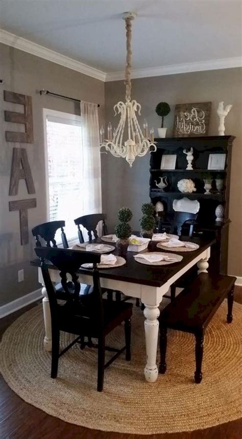 73 Amazing Farmhouse Dining Room Table And Decorating Ideas