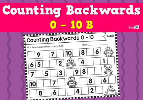 Counting Backwards 0 10 B Teacher Resources And Classroom Games