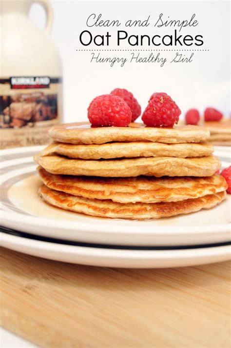 These fluffy, slightly sweet pancakes are topped with coconut cream and toasted coconut (instead of syrup), which helps keep the sugar count low without. Clean and Simple Oat Pancakes- high-protein, low-calorie ...