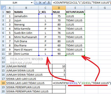 Contoh Soal Count Pada Excel Sonia Berg