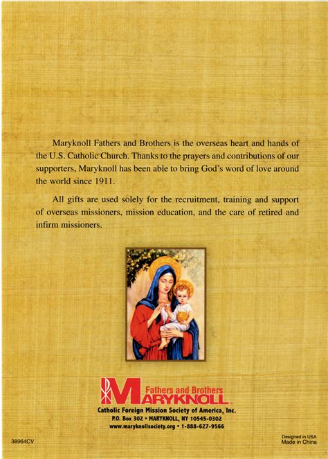 Spiritual Enrollment Liturgical Folder Mass Cards