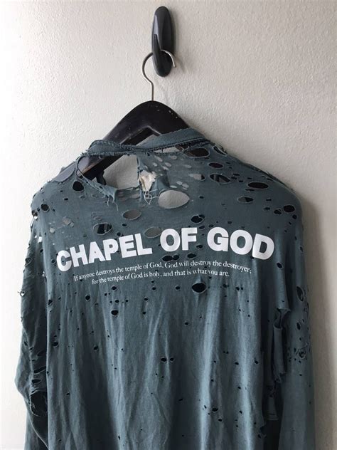Chapel Of God Fear Of God Distressed Vintage Band T Shirt Vintage