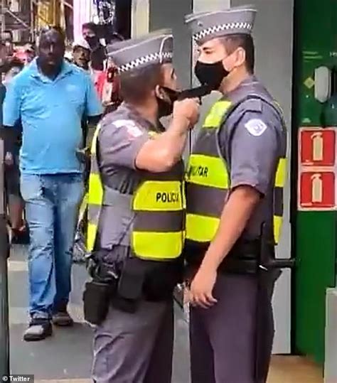 Video Shows Brazil Cop Aiming Gun At Partner S Face For Being Late To