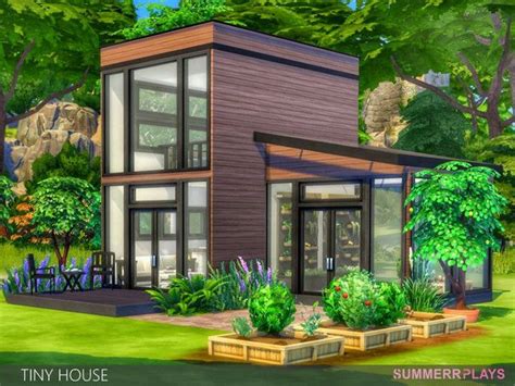 Summerr Plays Tiny House Sims House Design Sims 4 Loft Sims 4