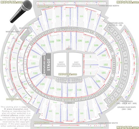 Msg Seating Chart For Concerts