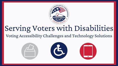 Serving Voters With Disabilities Voting Accessibility Challenges And