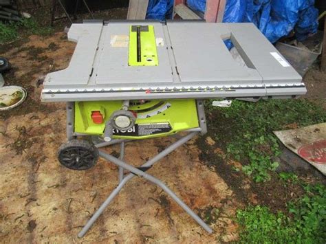 Ryobi Rts22 10″ Portable Table Saw With Rolling Stand Dallas Online