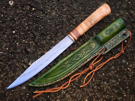 The Green Root Seax By Cedarlore Forge Seax Knife Dagger Knife Viking