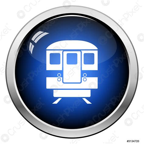 Subway Train Icon Front View Stock Vector Crushpixel