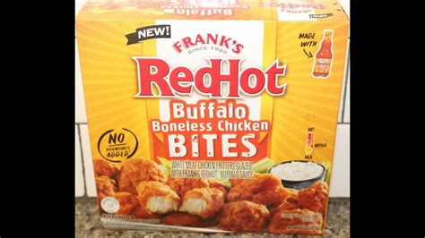 Franks Redhot Buffalo Boneless Chicken Bites Review Youtube