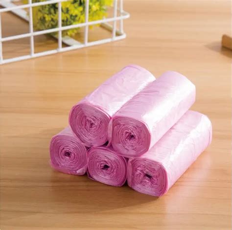 Hoomall High Quality Garbage Bags Pink Thick Convenient Environmental