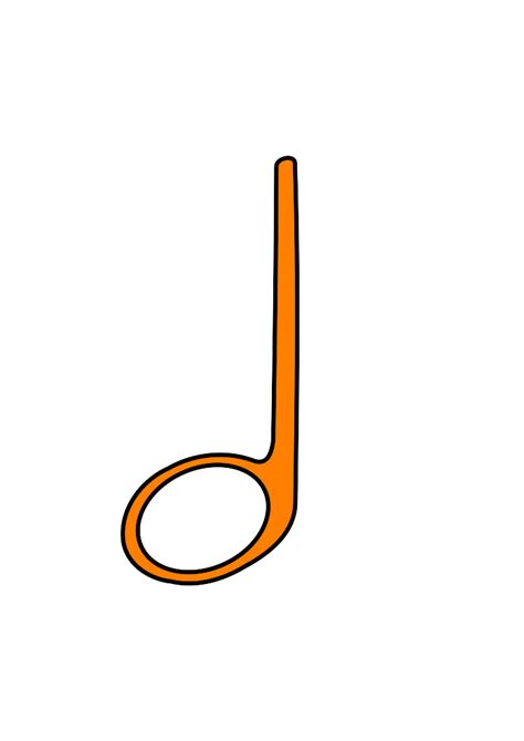 Half Note Orange Clip Art At Vector Clip Art Online