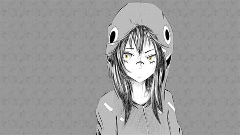 Multiple sizes available for all screen sizes. Black and White Anime Aesthetic Wallpapers - Top Free ...