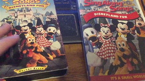 2 Different Versions Of Disneys Sing Along Songs Disneyland Fun Youtube