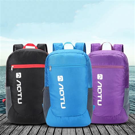 Lightweight Nylon Foldable Backpack Waterproof Backpack Folding Bag Ultralight Outdoor Pack For
