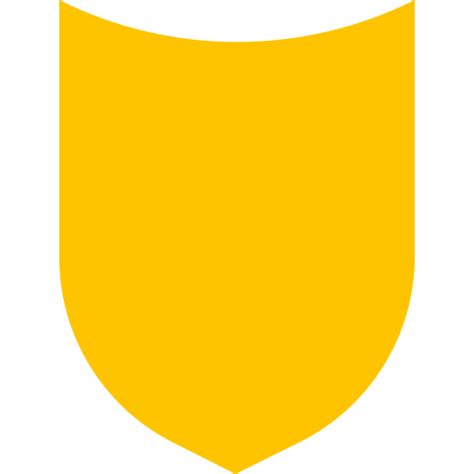 Icono De Escudo Símbolo Png Amarillo