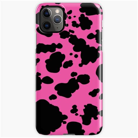 Cow Print Pink Iphone Case And Cover By Feelklin Redbubble