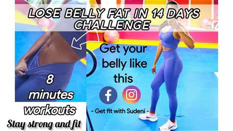 Lose Belly Fat In 14 Days Challenge 8 Minutes Workouts By Get Fit