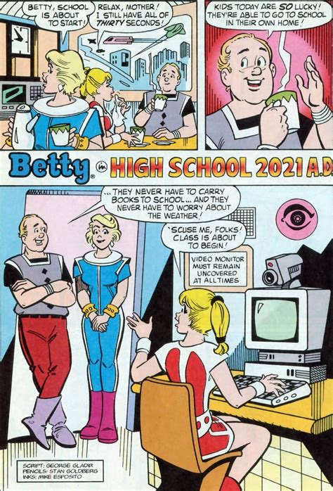 Betty 46 Betty In High School 2021 Ad Cbcs Comics Page 1