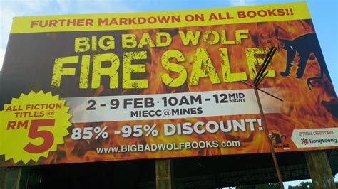 Finally Big Bad Wolf Fire Sale 2015
