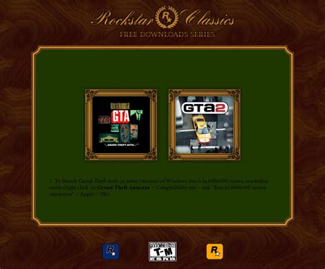 Rockstar Classics Free Downloads Gta And Gta 2