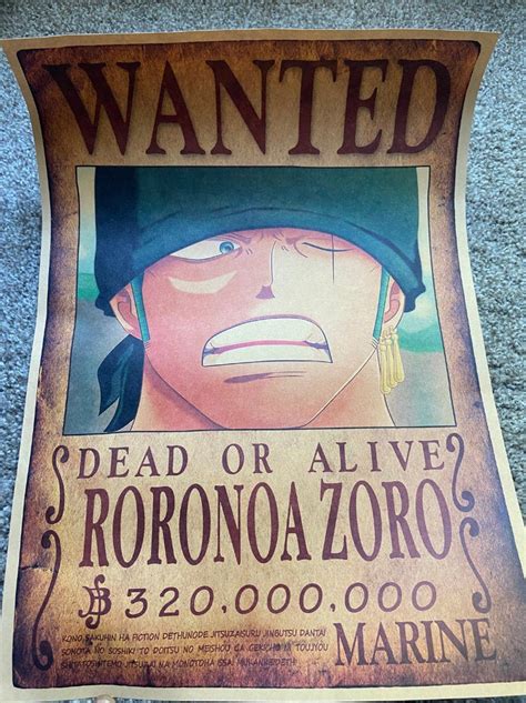 One Piece Bounty Poster Template