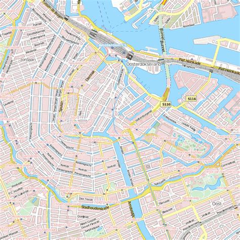 Karten amsterdam (niederlande) zu drucken, und zu downloaden. Karte Von Amsterdam | creactie