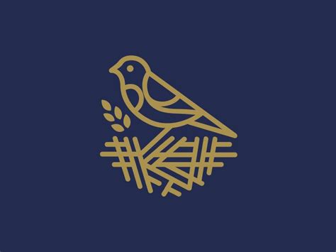 Bird Nest Logo Bird Logos Logo Design